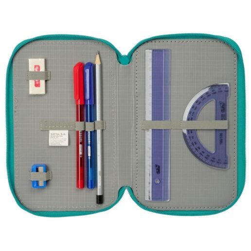 F.C. Barcelona triple pencil case 37pcs