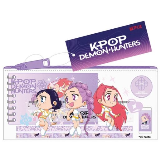 Kpop Demon Hunters Chibi activities pencil case