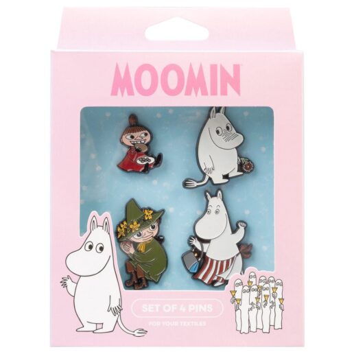 Moomin set of 4 pins