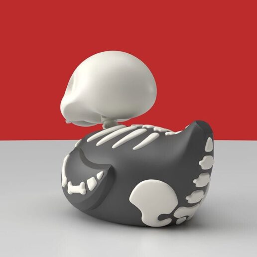 Halloween Skeleton Rubber duck figure 5cm