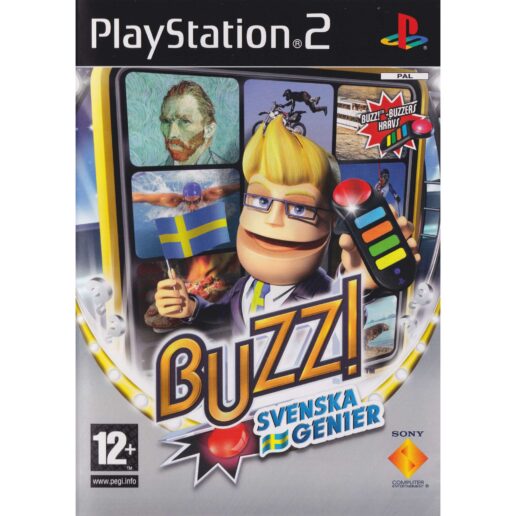Buzz Svenska Genier Playstation 2 PS2 Swedish (Begagnad)
