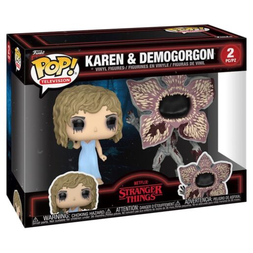 POP pack 2 figures Stranger Things Karen & Demogorgon