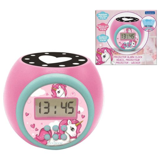 Unicorn projector alarm clock