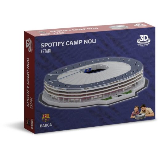 F.C. Barcelona New Spotify Camp Nou 3D Stadium puzzle