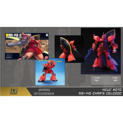 Gundam MS-14S Gelgoog Char Aznable Custom Mobile Suit Model Kit HGUC 1/144