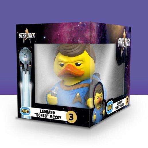 Star Trek Leonard Bones McCoy Rubber Duck figure 9cm