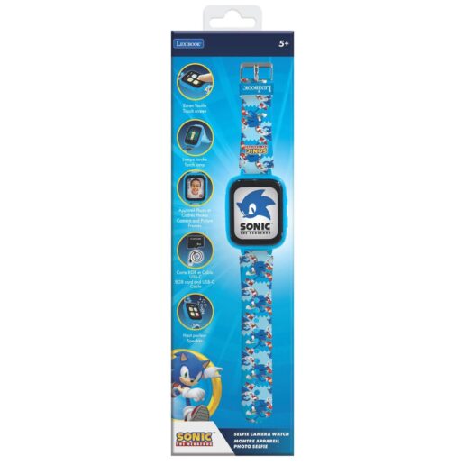 Sonic The Hedgehog digital watch with camera