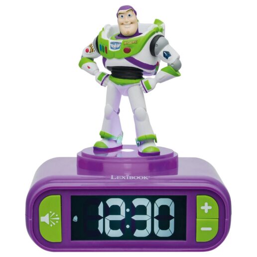 Disney Pixar Toy Story Buzz Lightyear 3D night light digital alarm clock