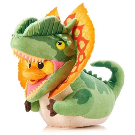 Jurassic Park Dilophosaurus Rubber duck plush toy 23cm Jurassic Park Dilophosaurus Rubber duck plush toy 23cm