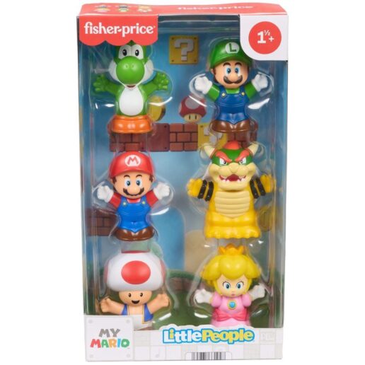 Little People Super Mario Bros pack 6 figures