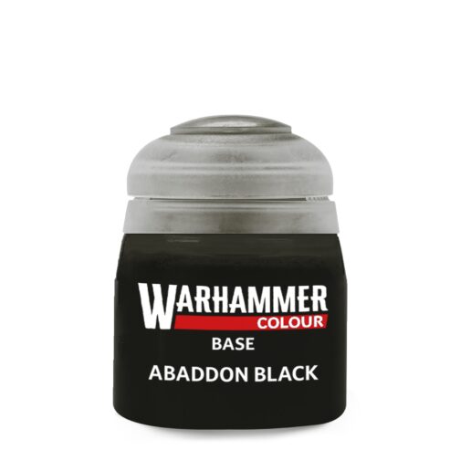 Warhammer Colour Base Abaddon Black 12 ml