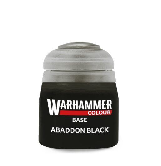 Warhammer Colour Base Abaddon Black 12 ml Warhammer Colour Base Abaddon Black 12 ml
