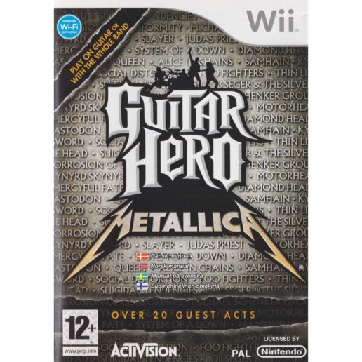 Guitar Hero Metallica Nintendo Wii Nordic (Begagnad)