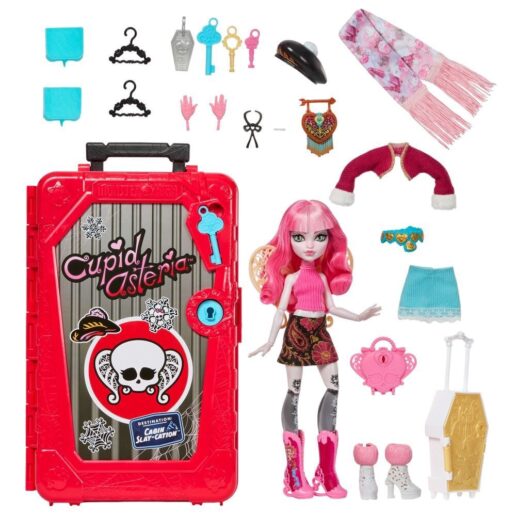 Monster High Skulltimate Secrets Cupid Asteria doll and wardrobe