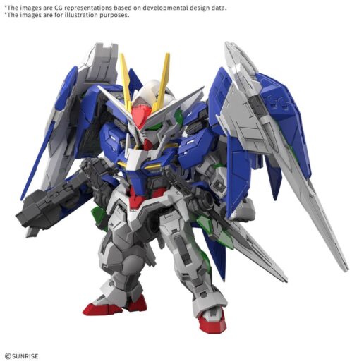 MGSD 00 Raiser Mobile Suit Gundam 00 Master Grade SD Model Kit