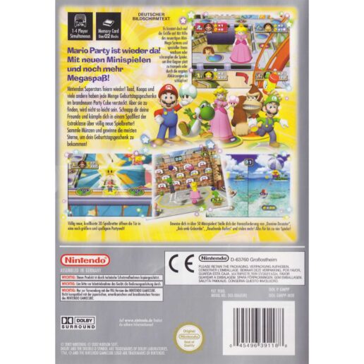 Mario Party 4 Nintendo Gamecube Players Choice German Multi-Languare in Game (Begagnad)