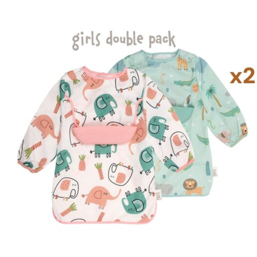 Set of 2 waterproof pocket aprons