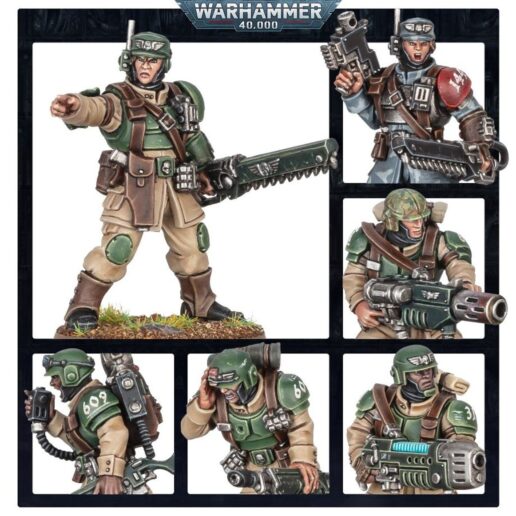 Warhammer 40K Astra Militarum Cadian Shock Troops
