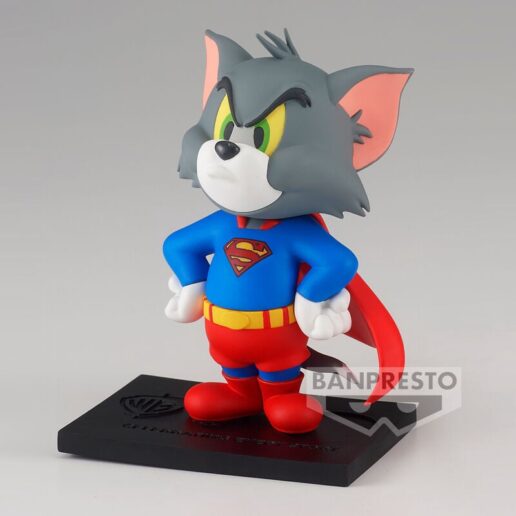 Tom and Jerry 100th Anniversary Warner Bross Tom as Superman figure 8cm