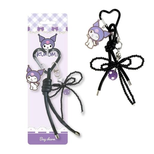 Hello Kitty Kuromi keychain