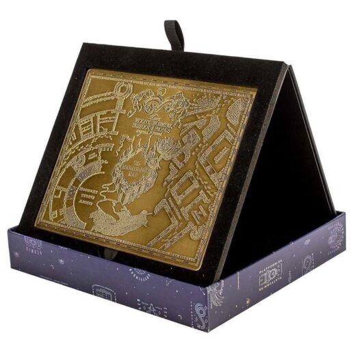 Harry Potter Marauders Map metal plaque replica 15cm