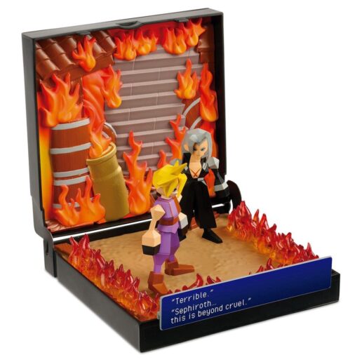 PlayStation Final Fantasy VII Burning at Nibelheim Diorama - Diorama