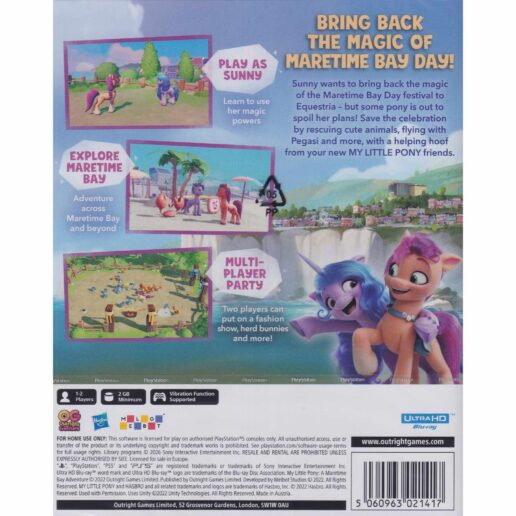 My Little Pony A Maretime Bay Adventures Playstation 5 PS5