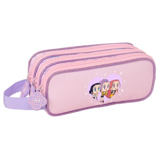 Kpop Demon Hunters Chibi triple pencil case