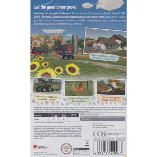 Farming Simulator 23 Nintendo Switch