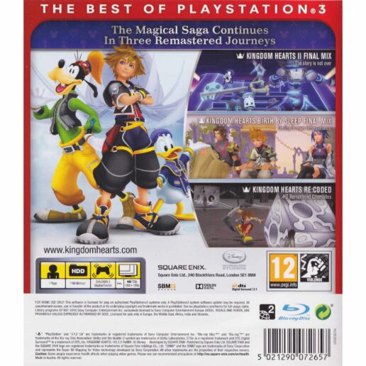 Kingdom Hearts HD 2.5 Remix Playstation Playstation 3 PS3 Essentials (Begagnad)
