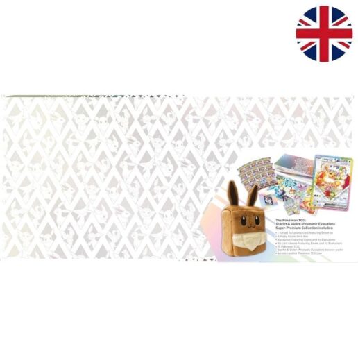 English Pokemon Prismatic Evolutions card game box