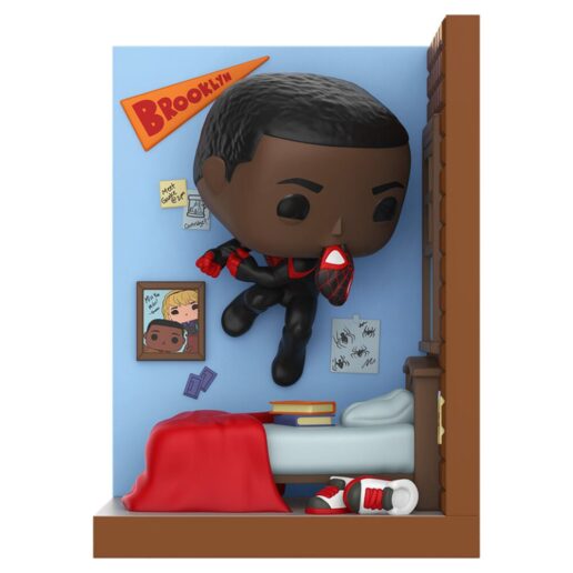 POP figure Nooks Marvel Miles Morales in Bedroom