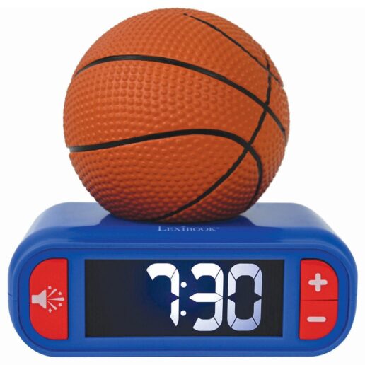 Basketball 3D night light digital alarm clock