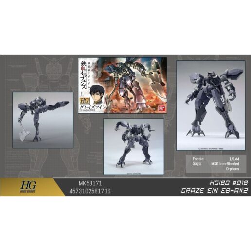 Gundam Iron-Blooded Orphans EB-AX2 Graze Ein Mobile Suit Model Kit HG 1/144