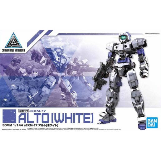 30 Minutes Missions eEXM-17 Alto White Model Kit 30MM 1/144
