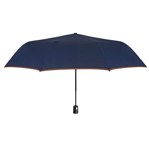 Assorted plain automatic umbrella with trim 54cm