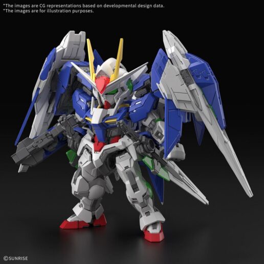 MGSD 00 Raiser Mobile Suit Gundam 00 Master Grade SD Model Kit