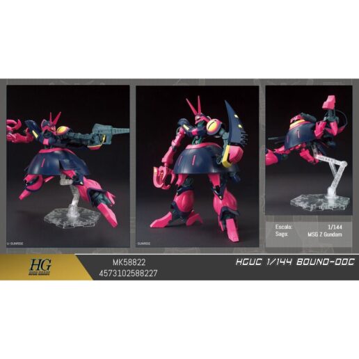 Zeta Gundam NRX-055 Baund Doc Mobile Suit Model Kit HGUC 1/144