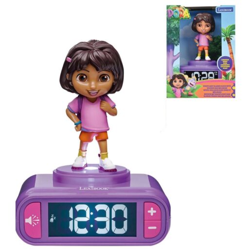 Dora the Explorer alarm clock with night light