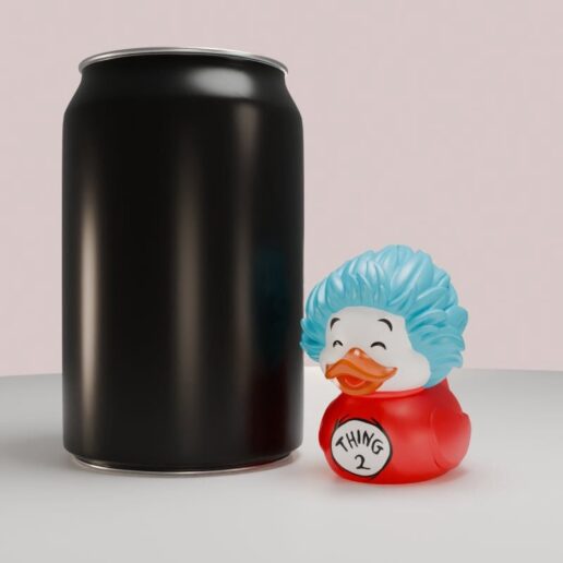 The Cat in the Hat Thing 2 Rubber duck figure 5cm
