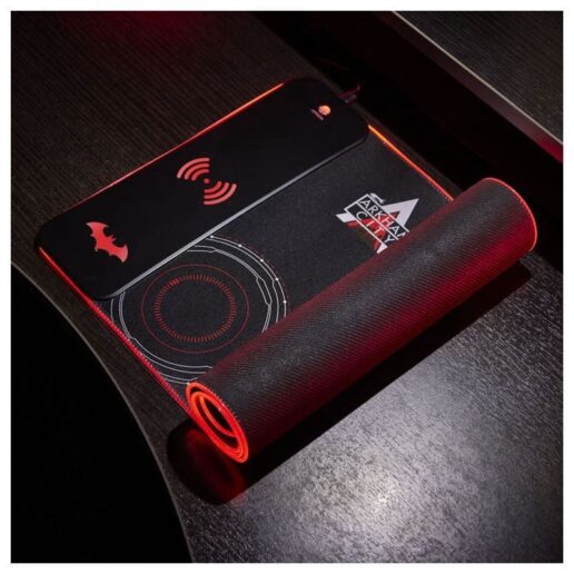 DC Comics Batman Arkham Wireless Charging gaming desk mat