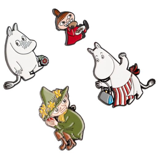 Moomin set of 4 pins