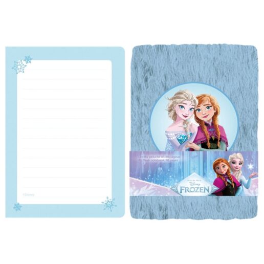 Disney Frozen A5 plush notebook