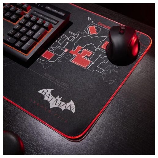 DC Comics Batman Arkham Wireless Charging gaming desk mat