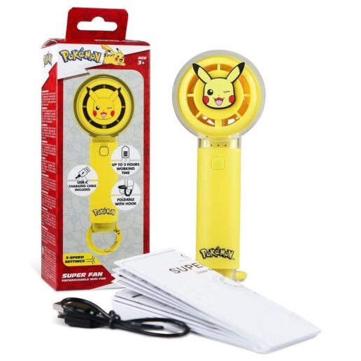 Pokemon Pickachu hand fan