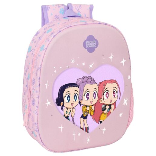 Kpop Demon Hunters Chibi LED 3D backpack 33cm
