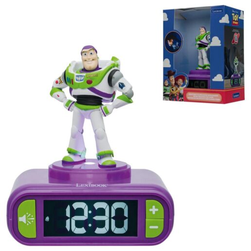 Disney Pixar Toy Story Buzz Lightyear 3D night light digital alarm clock