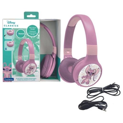 Disney Stitch Angel 2-in-1 folding headphones