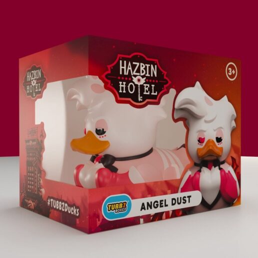 Hazbin Hotel Angel Dust Rubber duck figure 9cm