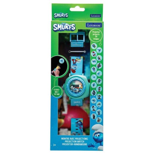 Smurfs digital projection watch